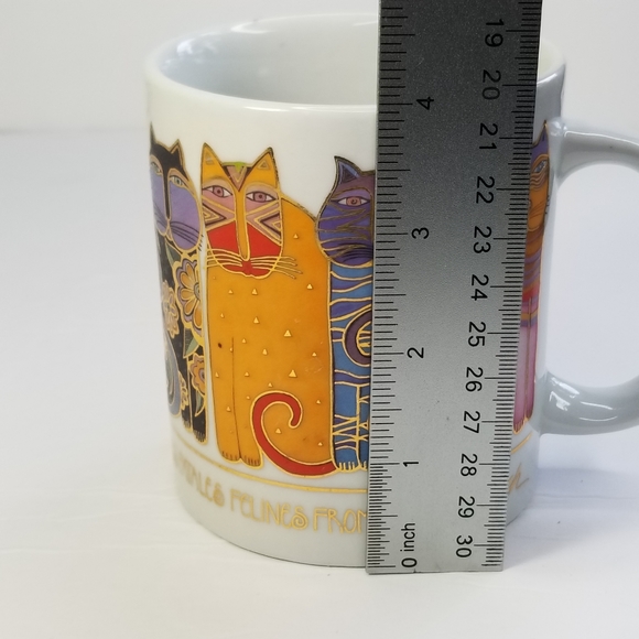 1993 Laurel Burch Artistic Mug Collection-Feline Family Portrait - Picture 5 of 9